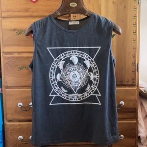 Tarot-inspired t-shirt with moon phases
